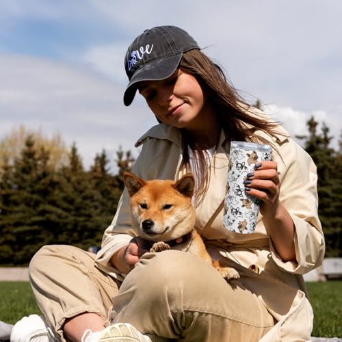 Gorra bordada para mujer con diseño de perro dachshund miniatura 6