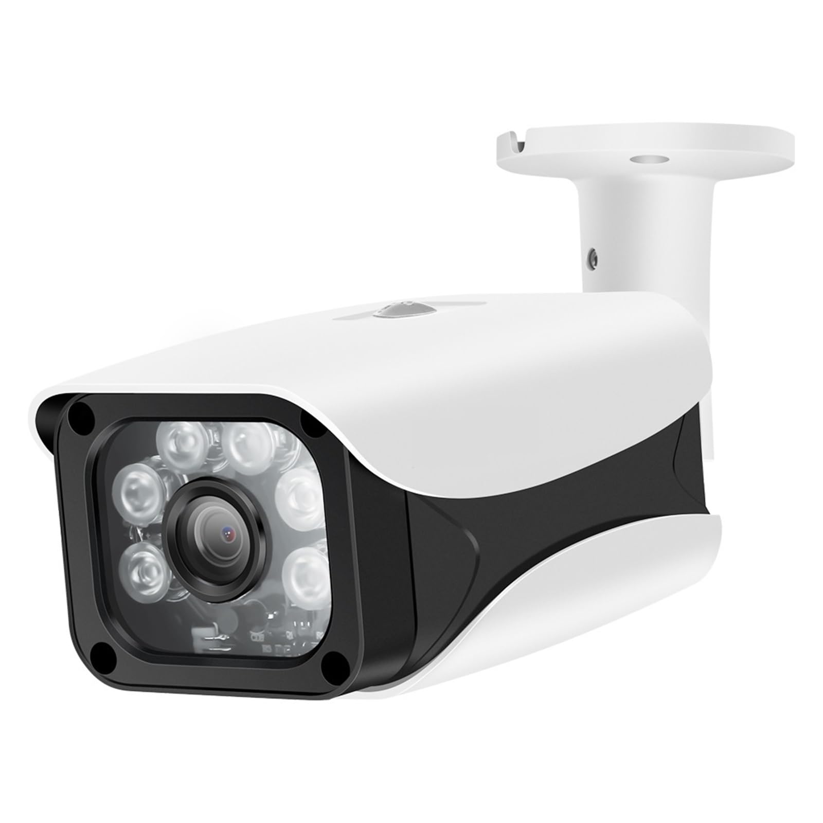 Telecamera WiFi Esterno, Telecamera IP 8MP 4K Telecamera di videosorveglianza for Esterni H.265 CCTV Array for Visione Notturna IR 4MP Poe,Sicurezza, Antifurto(3.6mm,Super 4MP Poe)