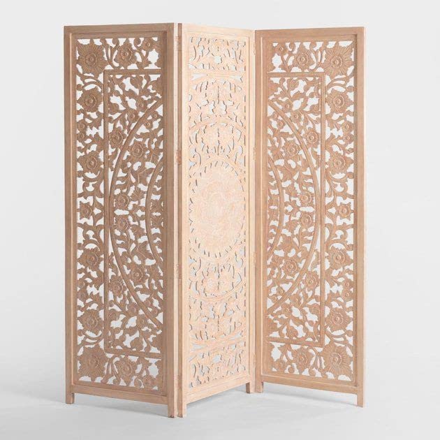 Wood Wooden Partition Wall Screen Room Divider Partition for Living