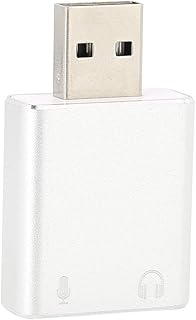 External Card USB 2.0 Full Speed Aluminum Alloy Sound Card Adapter for 98SE / / 2000 / XP/Vista / WIN7 / Win8 / Server/MacoS 10 or Higher