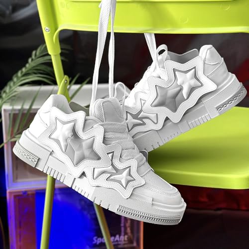 Men's Trendy Street Style Colour Block Skateboard Shoes, Comfy Non Slip Durable Platform Sneakers for Men's Outdoor Activities4