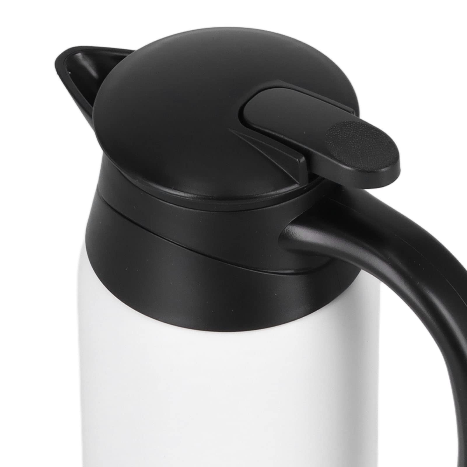 Hervidor Eléctrico Portátil 800ml, 12V/24V, 304 Acero Inoxidable Dispensador de Agua para Coche con Tapa de Anillo de Sellado de Silicona para Viajes de Hervir Agua (fondo blanco blanco)