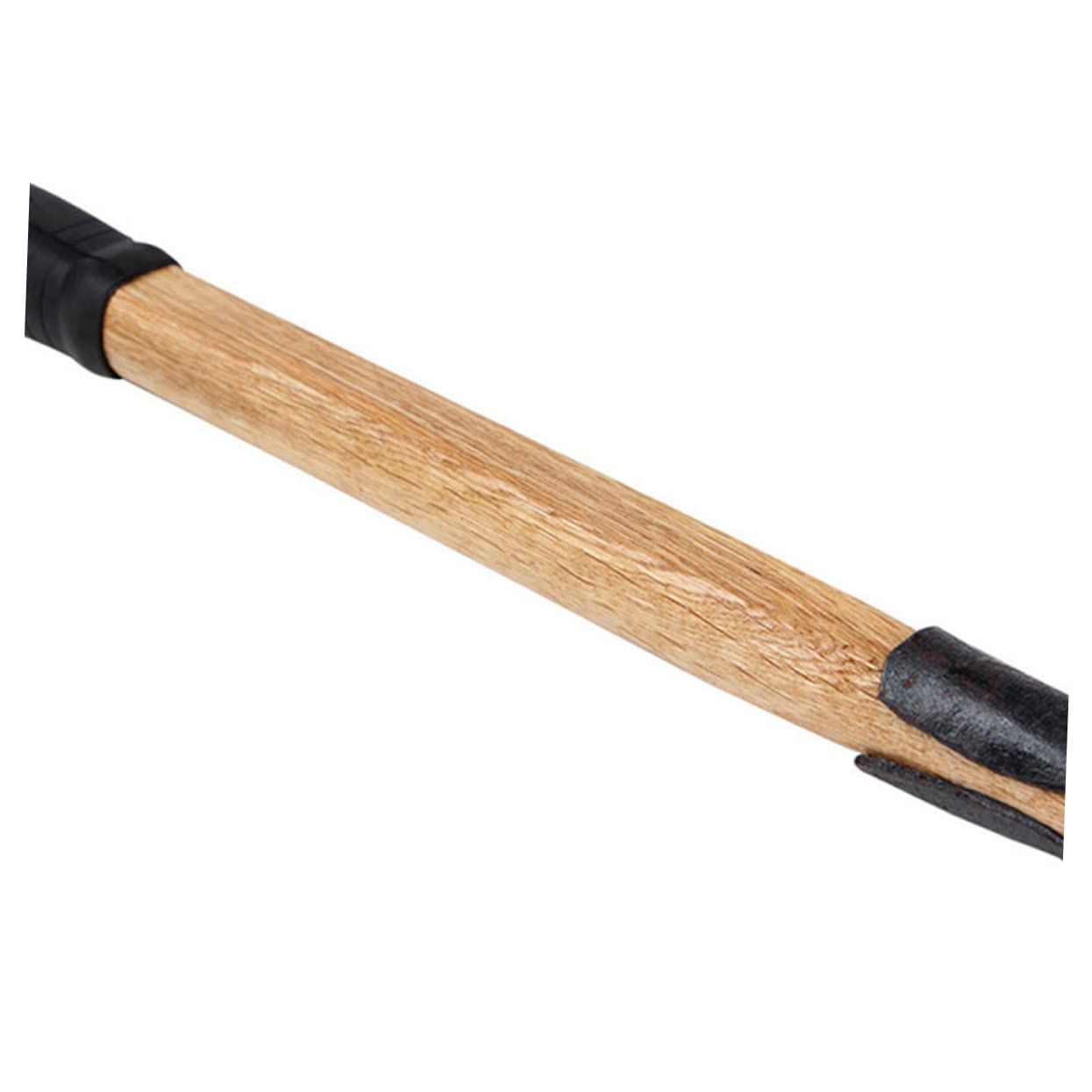 ORFOFE Azada de Acero Práctica para Jardinería, Mango de Madera y Empuñadura Antideslizante, Herramienta Ligera para Desherbar, Plantar y Aflojar Tierra en Balcones y Exteriores