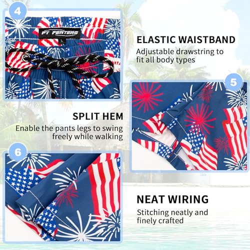 Mens Swim Trunks 9" Board Shorts with Compression Liner Swimsuit Built-in Bathing Suit Quick Dry Swimwear Zipper Pocket4