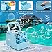 KIDWILL Bubble Machine, Portable Bubble Maker Toy for Kids Toddlers, Durable Automatic Bubble Blower for Outdoor Wedding Birthday Party, Powered by Plug-in or Battery (Truck)