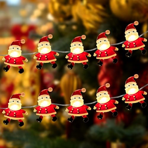 Weihnachtsdeko LED Fenster 2 KLYNGTSK Weihnachtsdeko innen Weihnachtsbeleuchtung Fenster 2M 20 leds...
