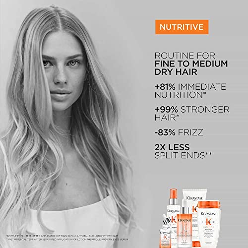 Kerastase Nutritive Bain Satin Riche 250ml Lait Vital 200ml - 5
