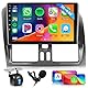 2G+64G Android Autoradio für Volvo XC60 2008-2013 mit Wireless Carplay Android Auto, Hodozzy 9 Zoll Touchscreen Autoradio 2 Din mit GPS Navigation DSP Bluetooth WiFi FM/RDS Radio, Lenkradsteuerung