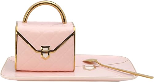 Miniatura 1 de FLLETY Taza de café juego de tazas de té tazas de café taza de viaje de cerámica taza con forma de bolso con platillo y cuchara tazas de Halloween