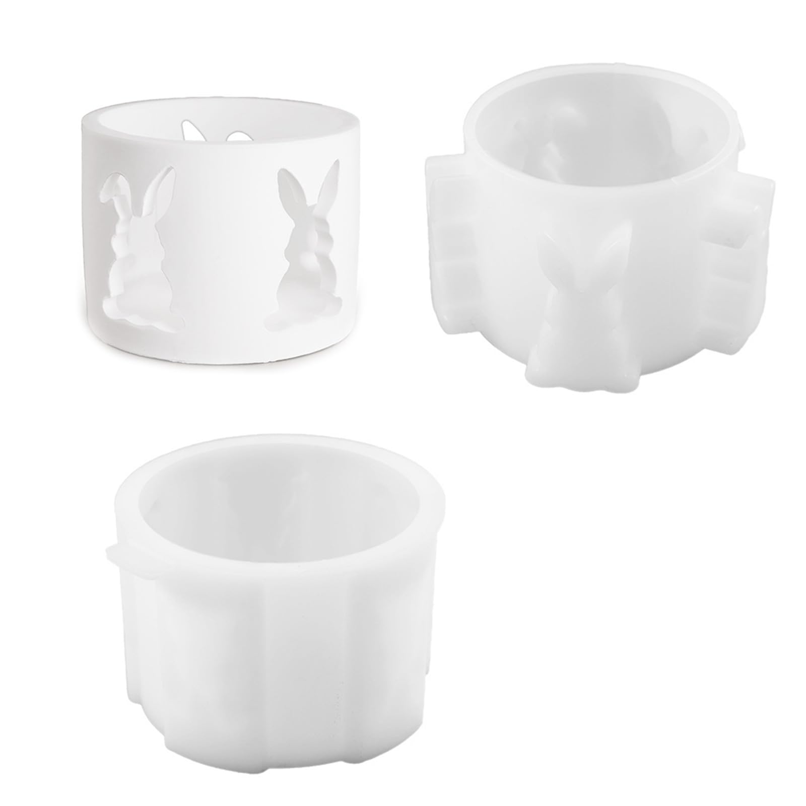 Jazuaiao Rabbits Sturdy Silicone Home Accessory Decoration for Customes Creation Perfect for Gifts Decoration