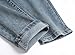 JUNBAOSS Men's Slim Fit Stretch Jeans Ripped Skinny Jeans for Men, Distressed Straight Leg Fashion Comfort Flex Waist Pants, Nostalgia 5875, Size 36