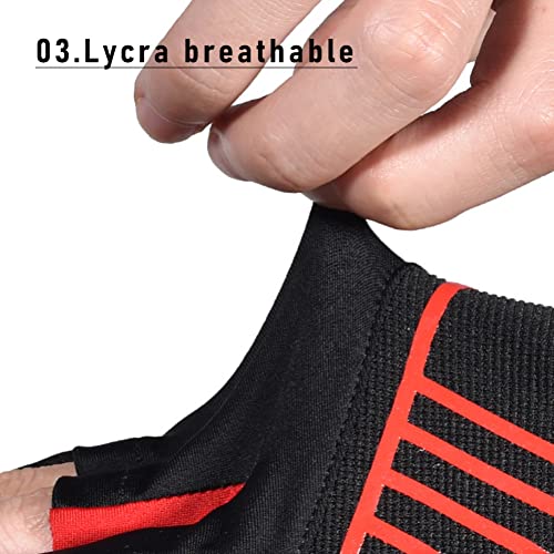 Professional Anti-Skid Bowling Gloves For Women Men Comfortable Bowling Accessories Semi-Finger Sports Gloves Mittens For Bowling,Fits On Right And Left Hand (1 Pair) #TOP2