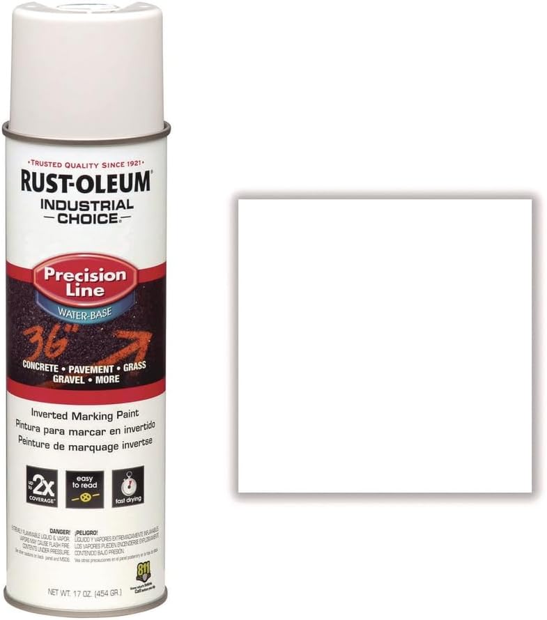 Rustoleum Paint Inverted Marking Paint White 12/BX #203039