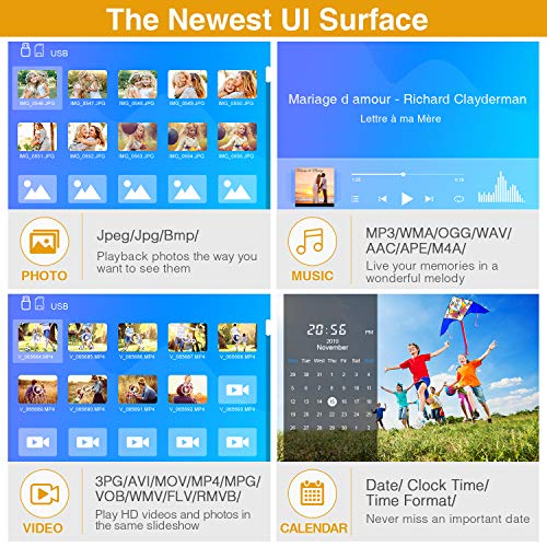 image for DBPOWER 7 Inch Digital Picture Frame - Upgraded Digital Photo Frame wi