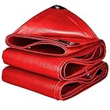 Verstärkte Kanten mit Ösen: Die Plane verfügt über verstärkte Kanten mit Ösen, die eine sichere und einfache Installation ermöglichen. Verwenden Sie Seile oder Bungee-Seile, um es festzubinden und Ihre Wertsachen zu schützen