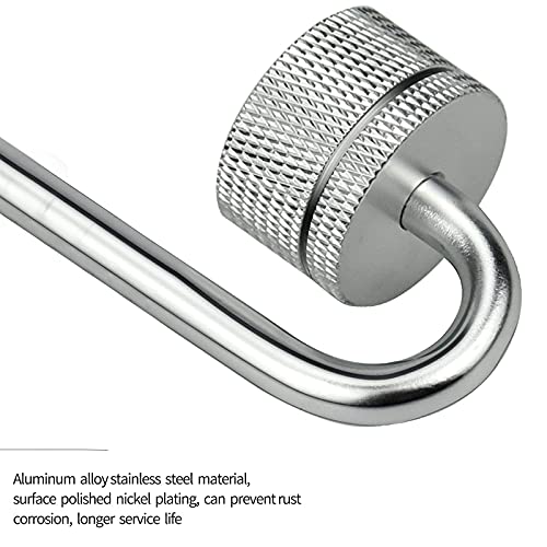 ZHENA Diffusore CO2 per Acquario, Diffusore CO2 a Forma di U in Alluminio per Acquario - 24 mm, Argento - Image 8