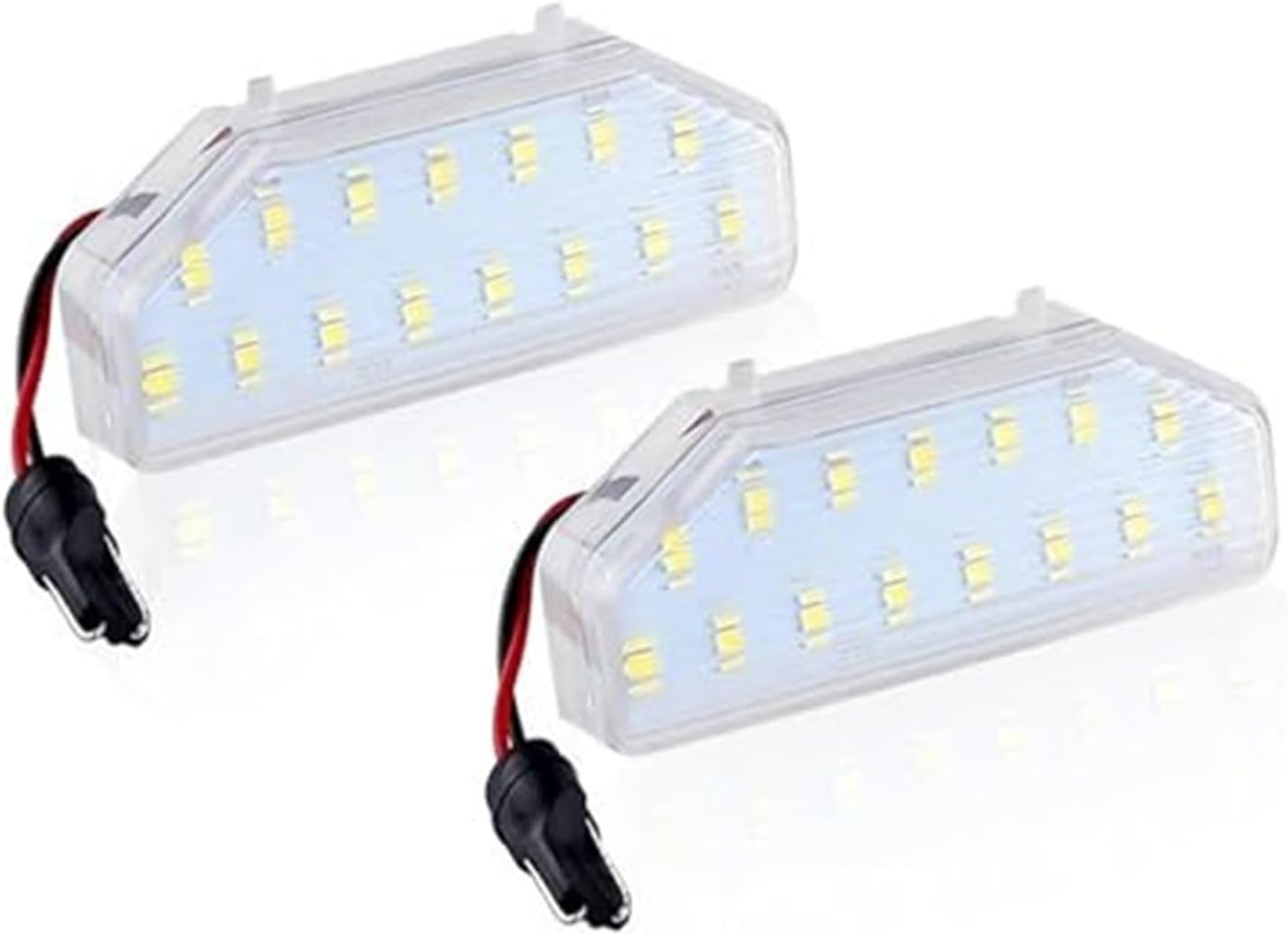 2Pcs Error Free White License Plate Light Number Plate Lamp, for Mazda, 6 GH 2007-2012, for Mazda, RX-8 RX8 2004-2012 Car Number Plate Light