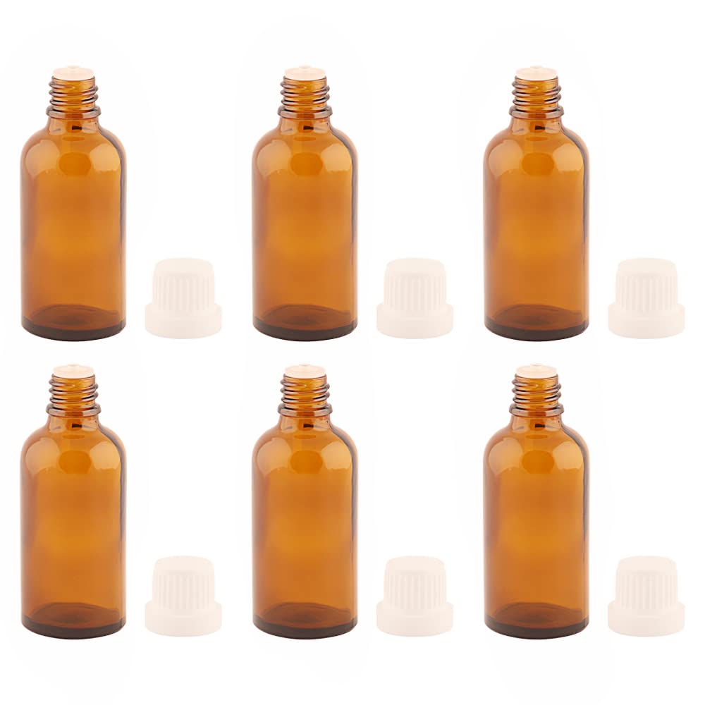 15ML 06 PCS Amber Glass Bottles Autolock White Cap For Essential Oil,Perfume,Solvents,Medicine,Liquids,Aromatherapy,Cosmetics,Dispensing And More.-image-38