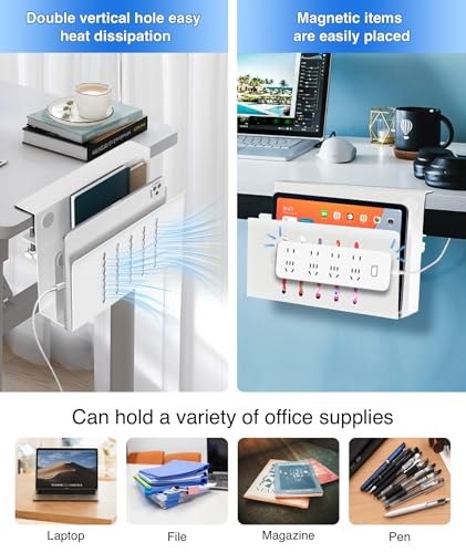 Support PC sous bureau compact pour libérer votre espace de travail - 7