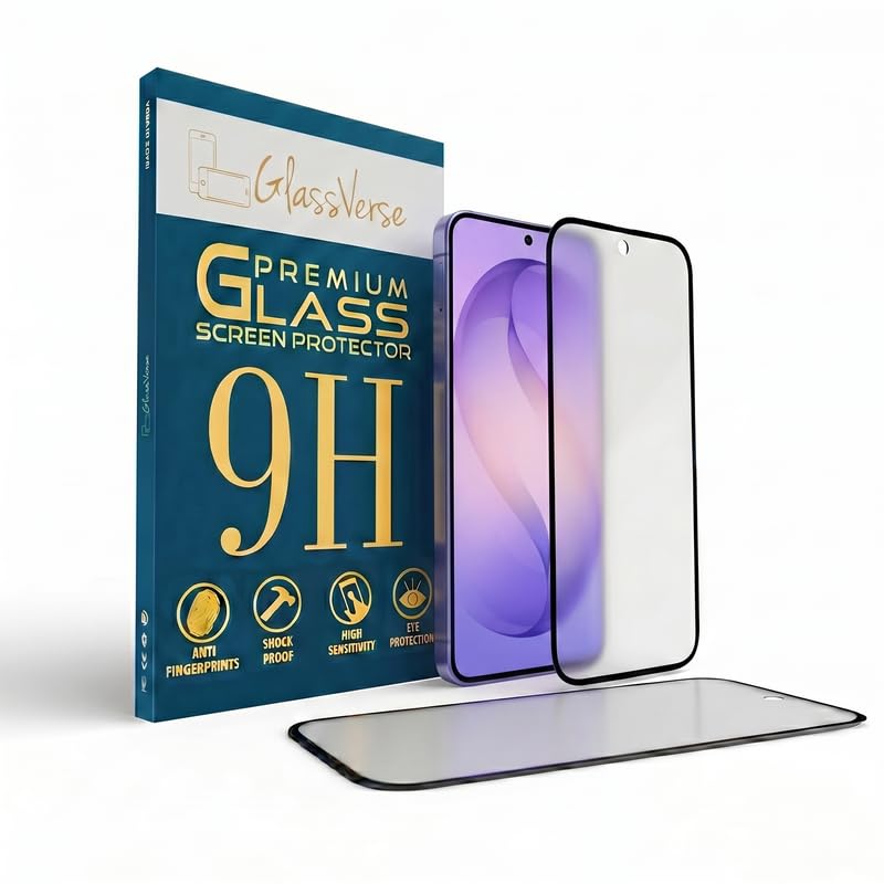 Image of GlassVerse D+ Matte Tempered Glass With 18H Hardness For Samsung Galaxy S26 Ultra (PACK OF 1) with Free Installation Kit. Full screen Coverage - 6.9 inch