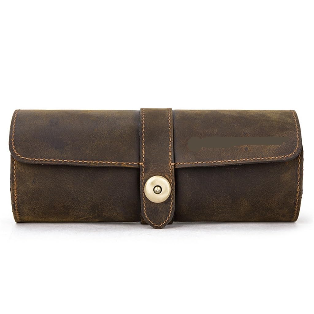Boîtier de montre en cuir vintage parfait pour vos voyages
