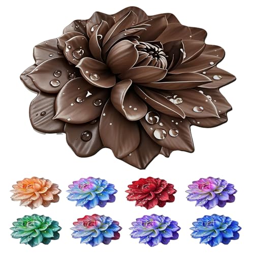 Floral Decorative Mat,Flower Shaped Decorative Mat (Style 3, 15.75"/40cm)