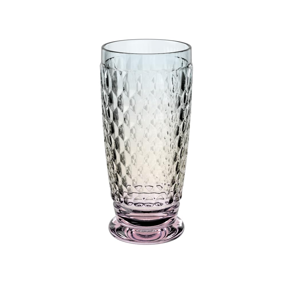 Villeroy & Boch - Boston Pearl Highball Glass Pearlescent Colour, Dishwasher-Safe, Glass for Cocktails and highballs, Colourful, Exceptional, Crystal