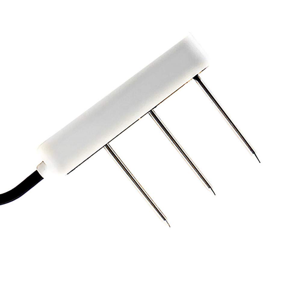 Taidacent SDI-12 Humidity Temperature Sensor Transmitter Soil Moisture Meter Probe 4-20mA/0-2V/RS485 Modbus for Agriculture Plant Watering (0-2V 100% RH)