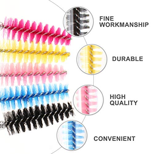 Lurrose 15Pcs Mulheres Rímel Escovas de Rímel Descartáveis ??Varinhas de Strass Extensão de Cílios E