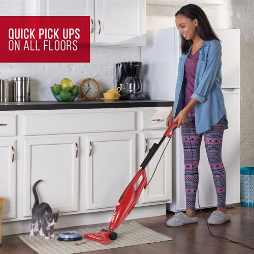 Dirt Devil Simpli-Stik Vacuum Cleaner, 3-in-1 Hand and Stick Vac, Small, Lightweight and Bagless, Red, SD20040VCA by Dirt Devil - Image 2