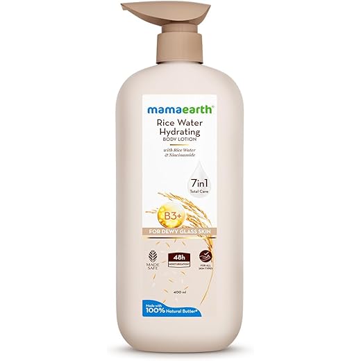 Mamaearth Rice Water Body Lotion 400ml 400 ml