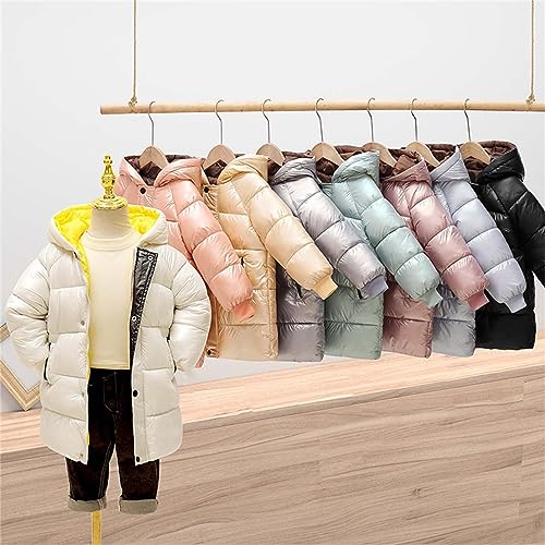 sfdgfhyf Toddler Long Sleeve Coat 3 to 8 Years Children's Boys Girls Autumn And Winter Long Hooded Warm Padded Coat3