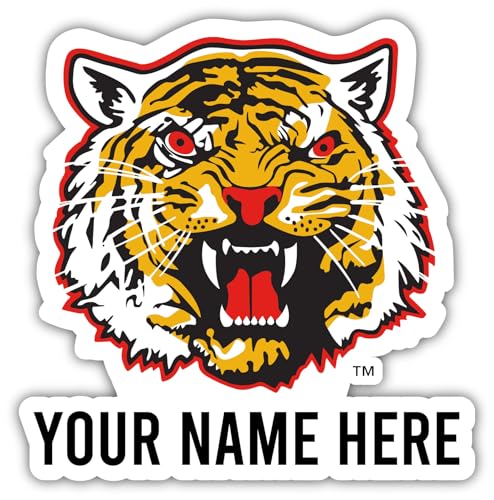 Grambling State Tigers Customizable Die Cut Vinyl Decal Sticker Officially Licensed Collegiate Product 12-Inch