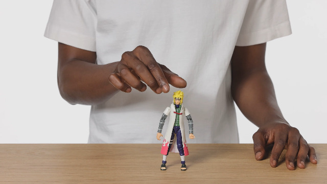 BANDAI 16 cm Minato Namikaze Poz Verilebilir Figür, Anime Heroes
