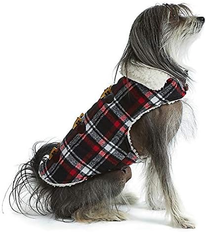sherpa lined dog jacket