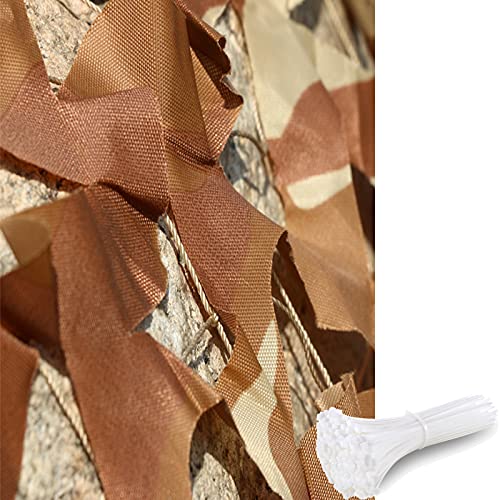 Tarnnetz Bundeswehr Desert Camo Netting Camouflage Netting und 800 Stücke Nylon Kabel Krawatten Oxford Tuch Camo Netting…