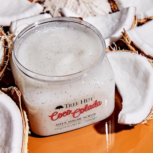 Tree Hut Coco Colada Shea Sugar Scrub, Mothers Day Gifts, Exfoliating & Hydrating Body Scrub with Shea Butter & Essential Oils, Smooth & Soften Skin, 18 oz - Image 5