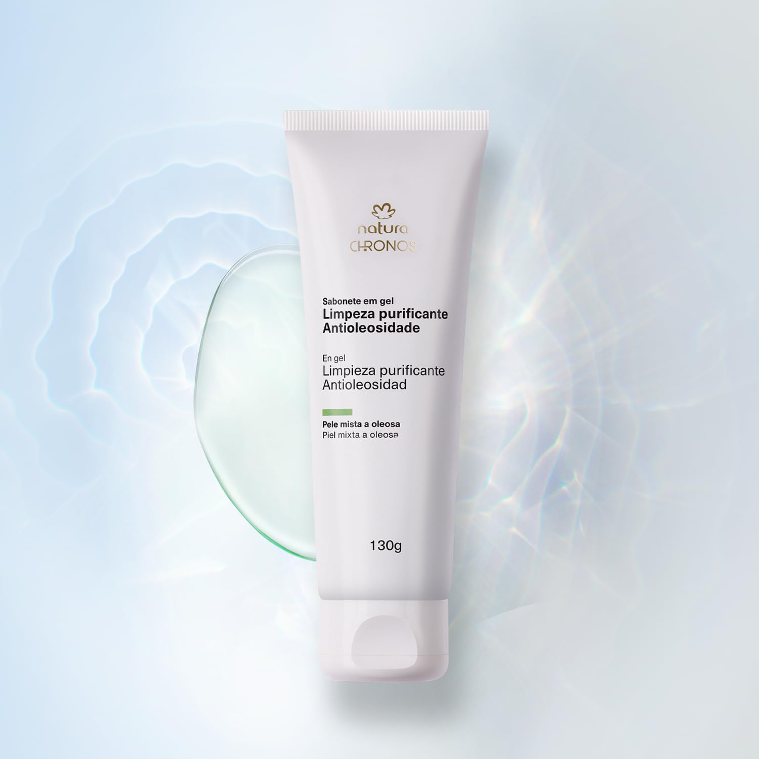 Natura - Linha Chronos - Limpeza Purificante Antioleosidade 130 g
