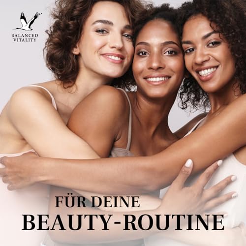 Biotin, Zink & Selen - 10000 µg Biotin, 10 mg Zink-Bisglycinat, 55 µg Selen - 365 vegane Tabletten - Haar-Vitamine im Jahresvorrat - für Haare, Haut & Nägel - ohne Zusatzstoffe - Balanced Vitality