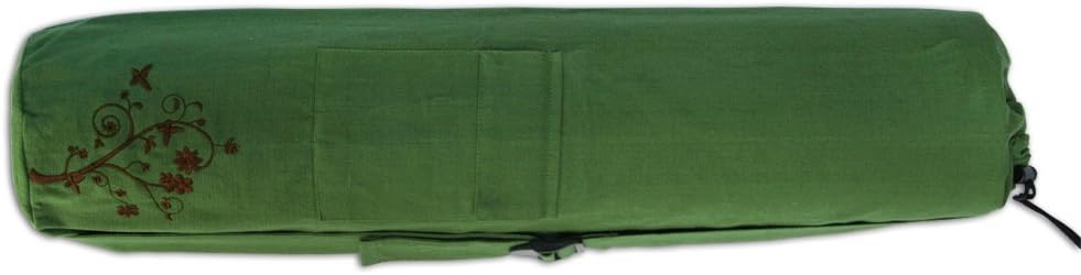 Wai Lana Green Cotton Yoga Tote