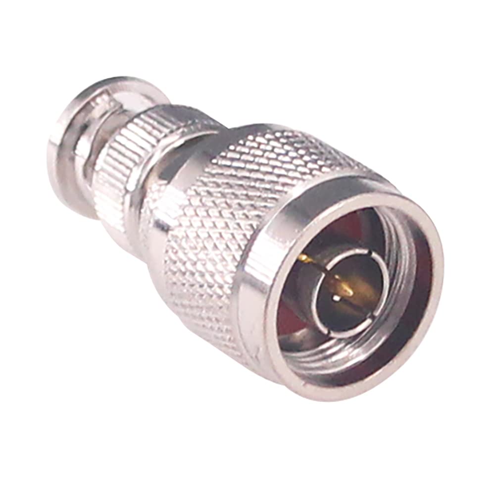 RFaha 2pcs BNC to N Coax Connector BNC Male to N type Male RF Coaxial Adapter Antenna Converter for Radio(F139-2) - Image 4