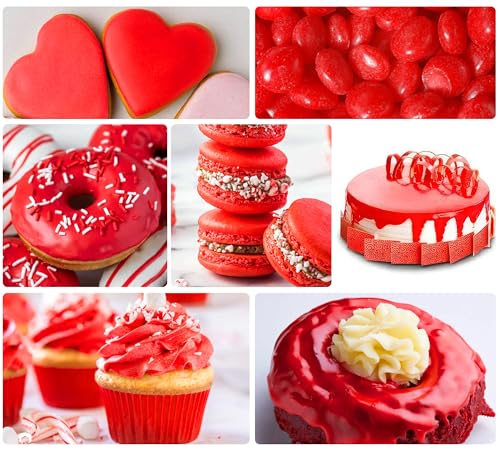 55g Oil Based Food Coloring Liquid - Vibrant Red Velvet, Baking Essential, Fat Soluble Food Grade & Flavorless, Concentrated Food Colour for Cakes, DIY Baking, Chocolate, Candy Melts, Fondant, Cookies - Image 2