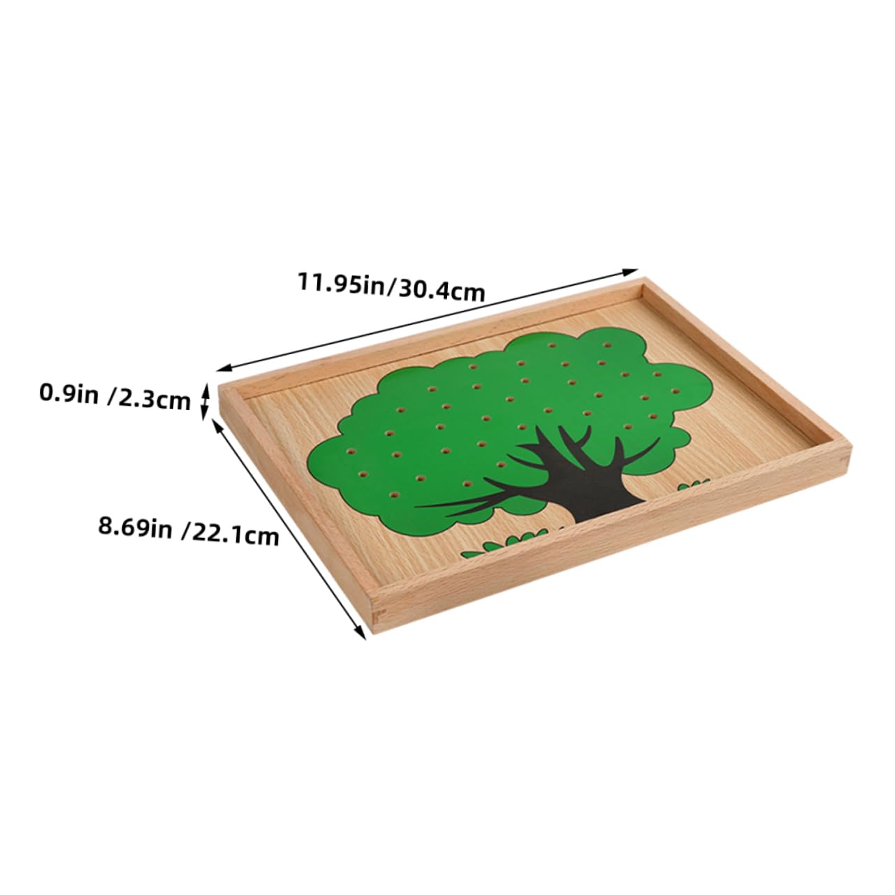 Amazon.co.jp: FUNNETOYU モンテッソーリ教育補助具 りんごの木