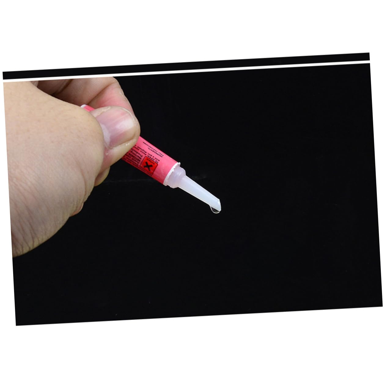 Beatifufu 5 Pcs 2g Acrylic Nail Glue Professional Nail Art Glue Rhinestones Manicure Tools Odorless Acid- for Home Professional Use