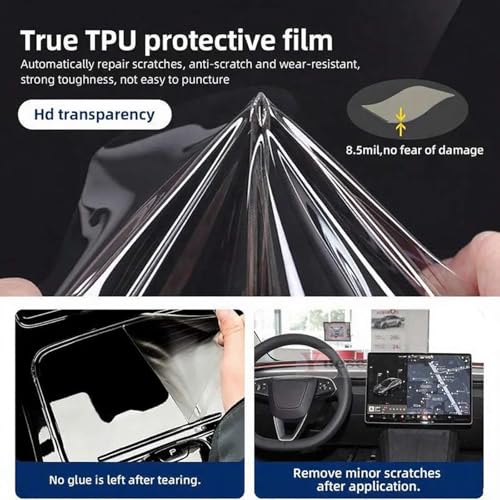 Écran LCD PPF Subaru BRZ 2022 Autocollant TPU Console Centrale - 5