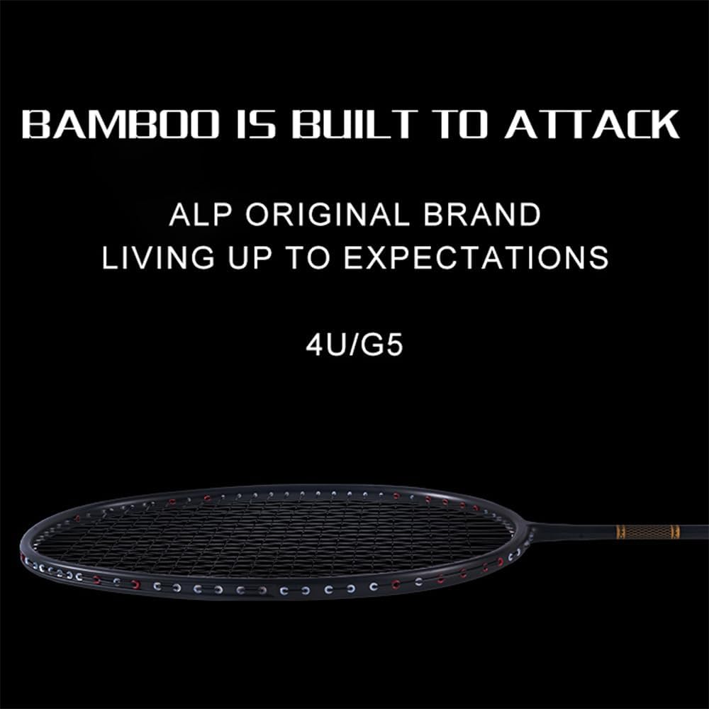 Amazon | バドミントンラケット4U G5 100%カーボン軽量ラケット