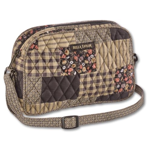 Image of Bella Taylor Simple Crossbody, Quilted Handbag for Women