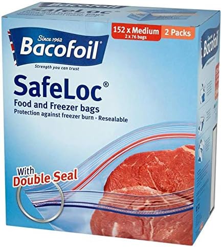 BacoFoil M264219C Safeloc Medium, 152 Count