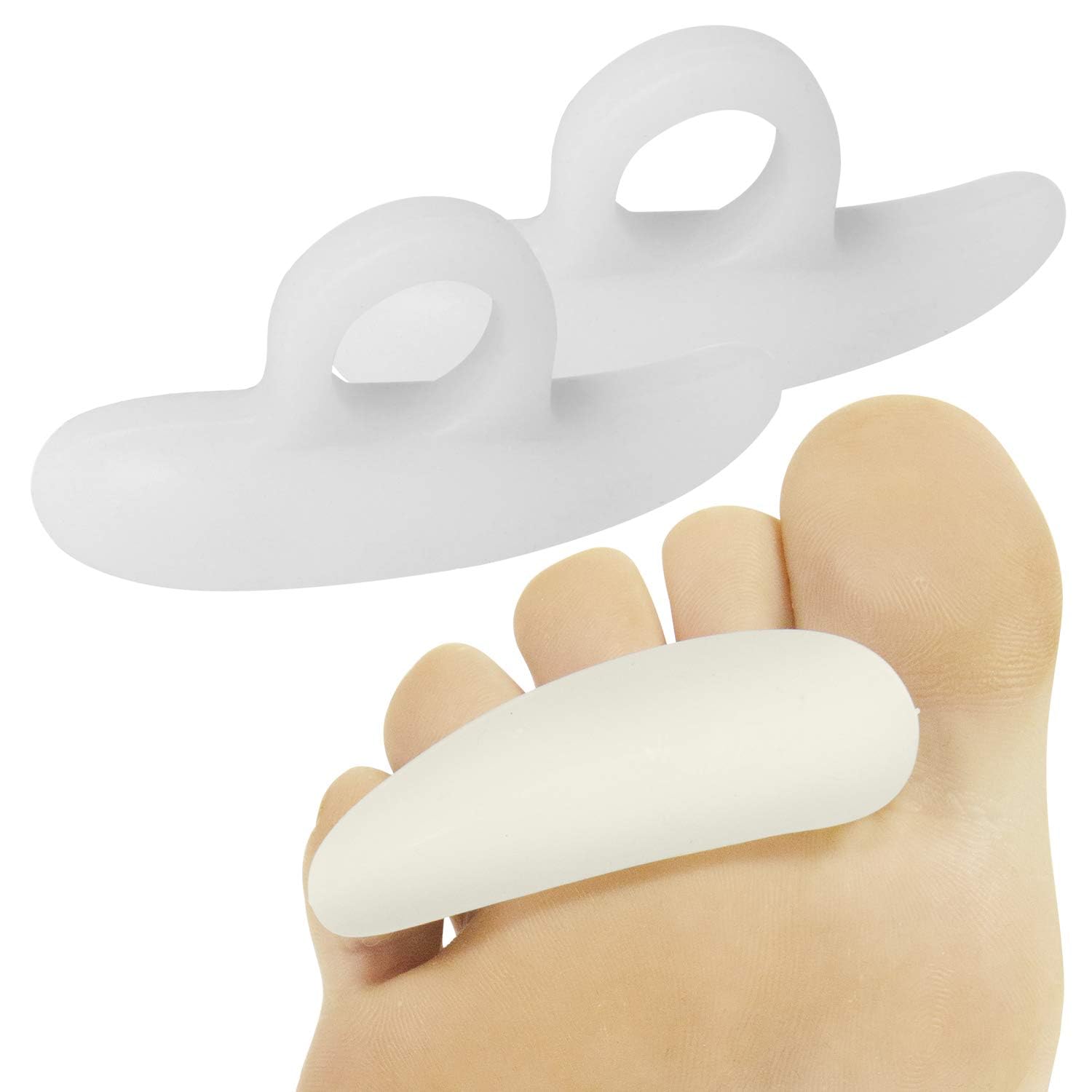 Renesmee Shoe Pads By Envelop - Silicone Gel Toe Crest Helps Cushion and Support Hammer, Claw and Mallet Toes - Pads Rest Comfortably Under Toes-image-20