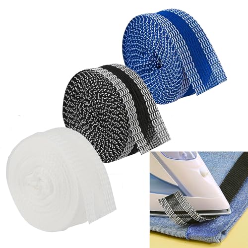 3 Pezzi Da 10 Metri Nastro Termoadesivo Per Tessuti, Orlo